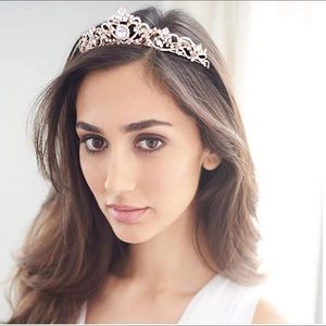 Bridal Tiara: Rose Gold